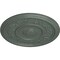 Ekena Millwork Tyrone Ceiling Medallion (Fits Canopies up to 6 3/4"), 16 1/8"OD x 3/4"P, Cloud Burst Crackle CM16TYCBC - alternate 4